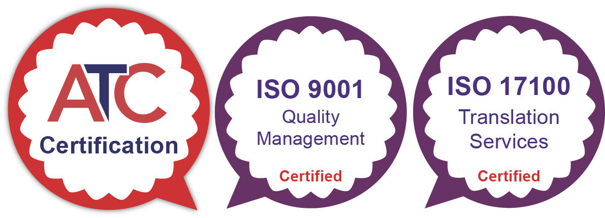 ISO 17100 and 9001-certified