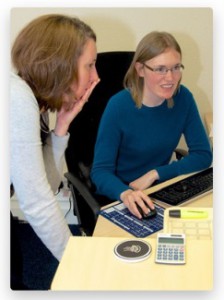 Siobhan and Catherine in the office | Technical translators