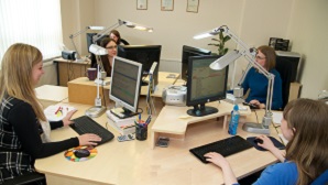 LKT Team in the new office space | Certified expert translators