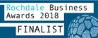 Rochdale Business Award 2018 finalist badge | Qualified translators