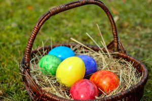 Basket with colourful Easter eggs | Blog |Technical and commercial translation