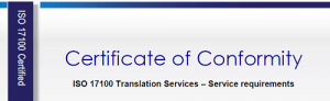 ISO certification | LKTimeline 2015 | German to English technical translation